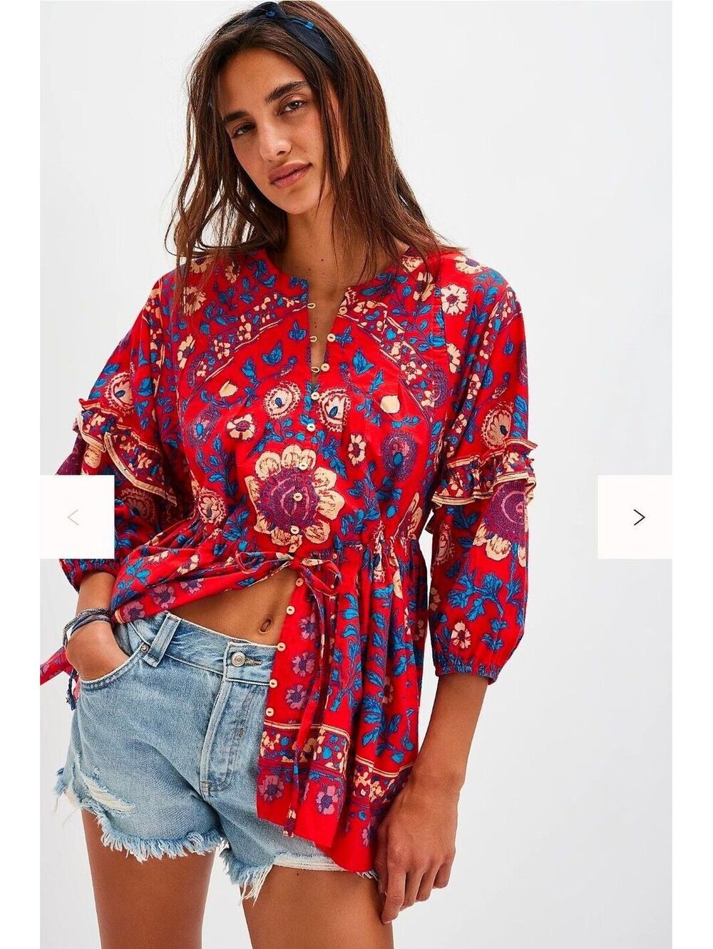 $168| NWT | Sz.XS |Free people Avery Tunic